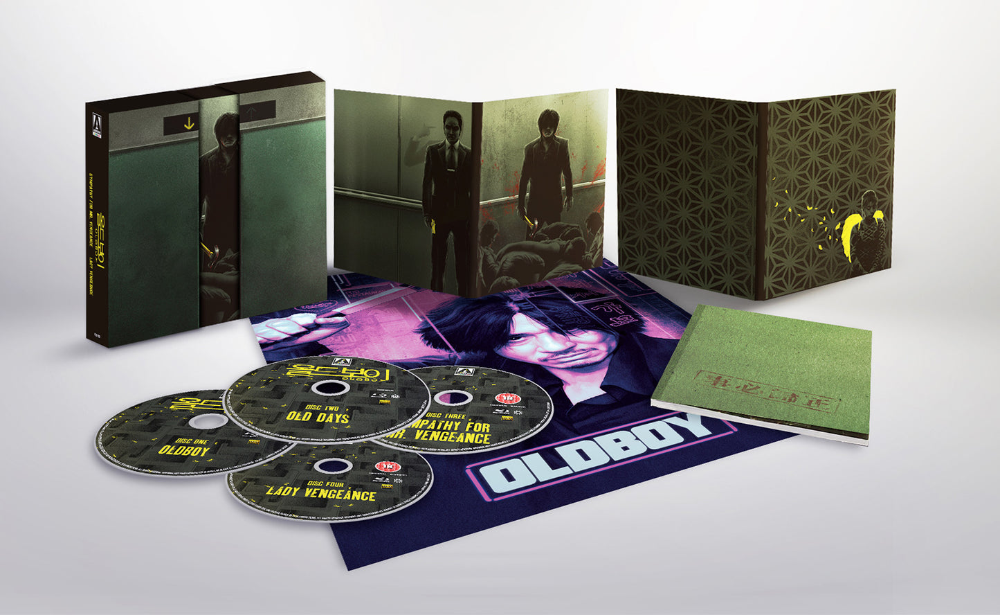 Vengeance Trilogy: Oldboy, Sympathy for Mr. Vengeance, Lady Vengeance (Arrow) LE Box Set - Blu-ray Region B *DING*