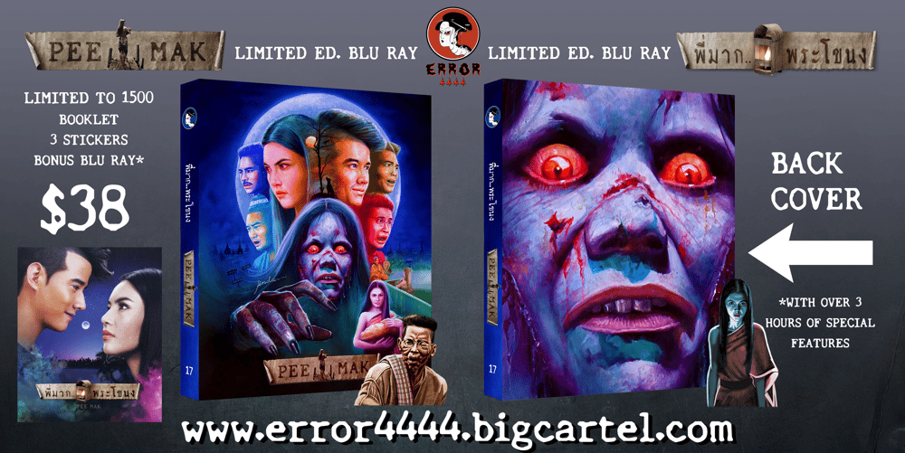 Pee Mak (2013) Limited Edition w/ Slipcover Error 4444 - Blu-ray Region Free