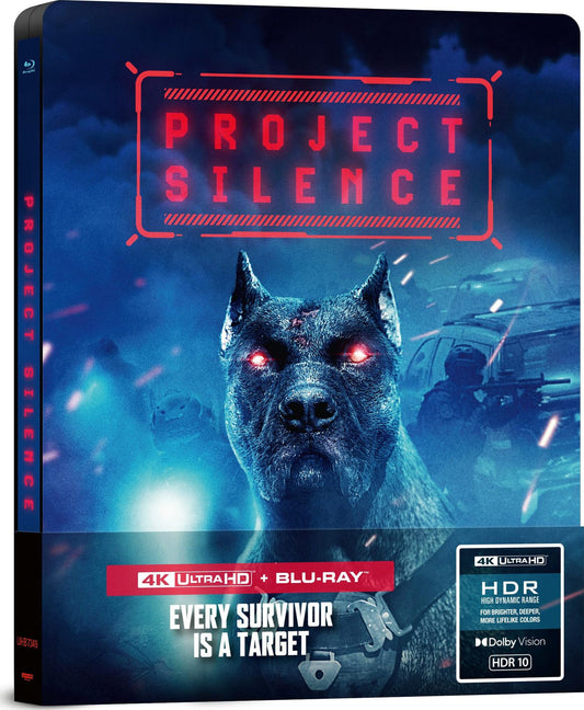 PRE-ORDER Project Silence (2023) Limited Steelbook - 4K UHD / Blu-ray