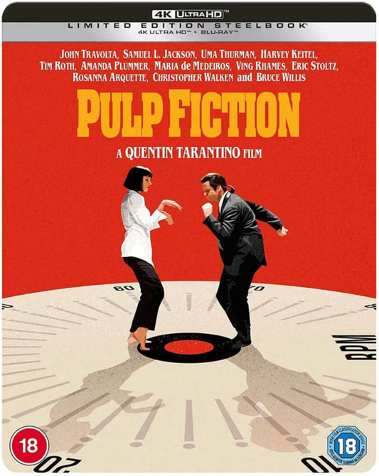 Pulp Fiction (1994) UK Limited Edition Steelbook - 4K UHD / Blu-ray Region Free