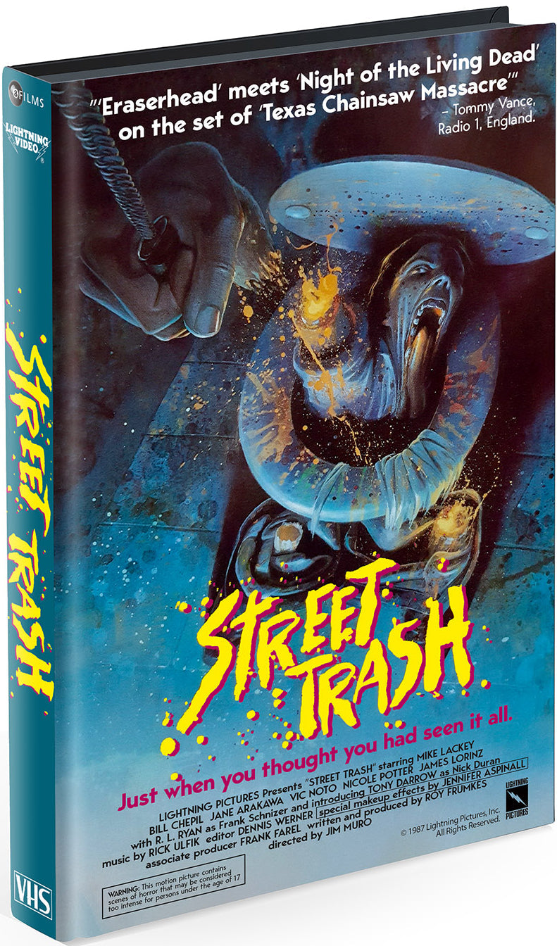 Street Trash (1987) LE 99 VHS Meltdown Edition 3x Large Hardbox Set - Blu-ray Region Free