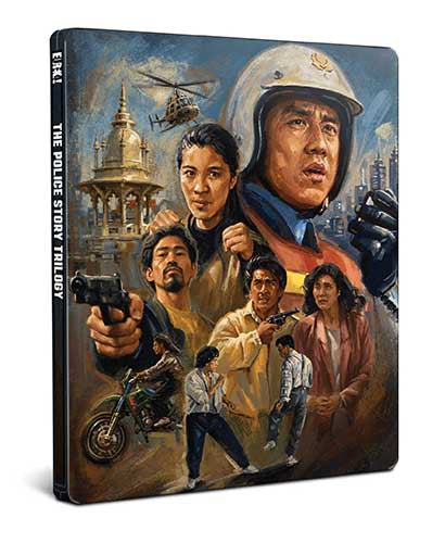 PRE-ORDER Police Story Trilogy (Limited Edition Steelbook) Eureka UK - 4K UHD