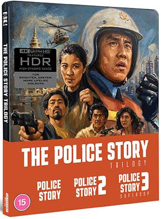 PRE-ORDER Police Story Trilogy (Limited Edition Steelbook) Eureka UK - 4K UHD