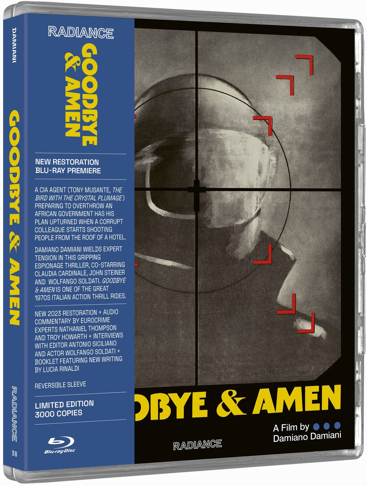 Goodbye & Amen (1978) LE Radiance US - Blu-ray Region A & B