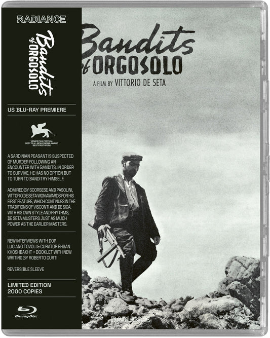 Bandits Of Orgosolo (1961) LE Radiance US - Blu-ray Region A & B