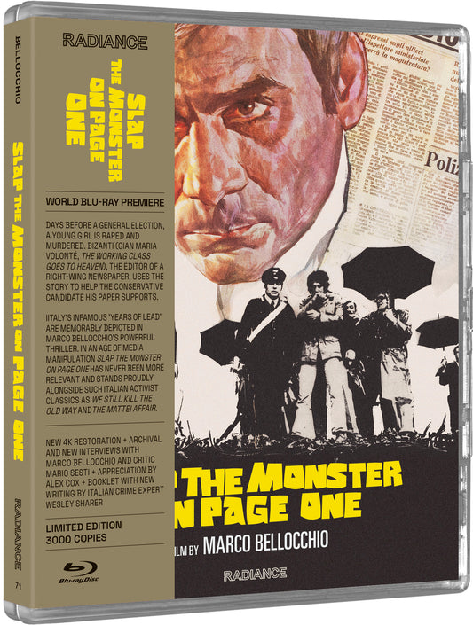 Slap The Monster On Page One (1972) LE Radiance US - Blu-ray Region A & B