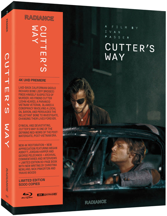 PRE-ORDER Cutter's Way (1981) Limited Edition Radiance US - 4K UHD / Blu-ray