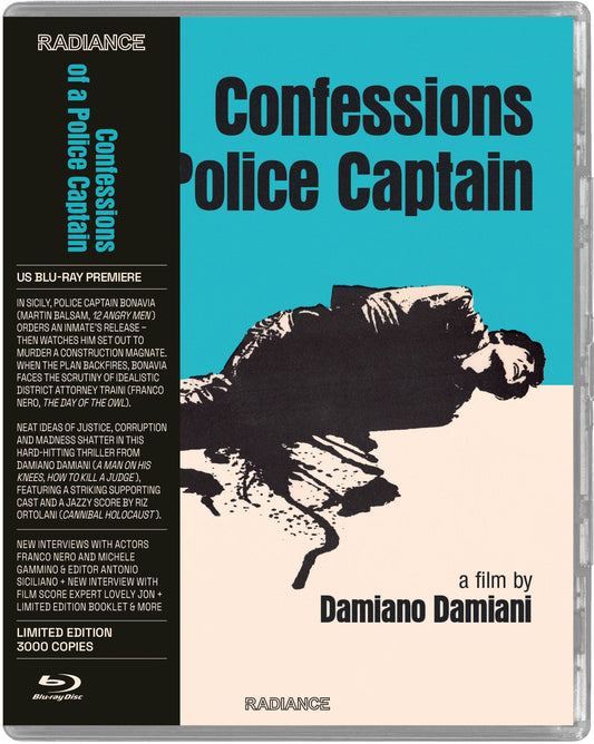PRE-ORDER Confessions Of A Police Captain (1971) Limited Edition Radiance US - Blu-ray Region A & B
