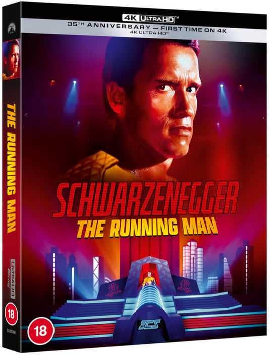 The Running Man (1987) UK Limited Steelbook w/ Slipcover - 4K UHD