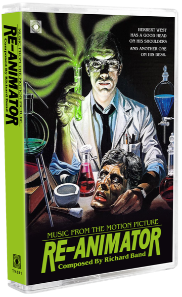 Re-animator (1985) OST LE Black/Grey Swirl Cassette