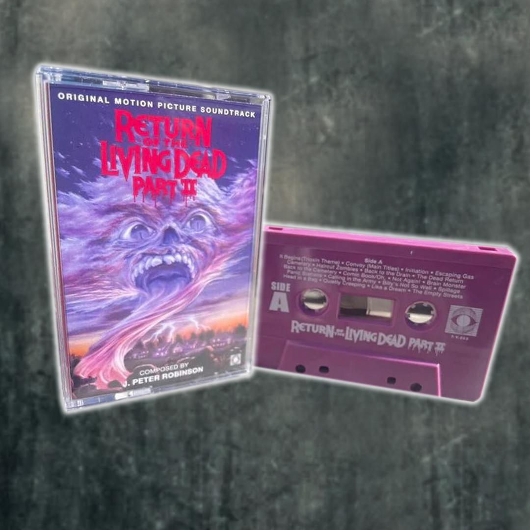 Return of the Living Dead: Part II (1988) OST LE 200 Violet Shell Cassette