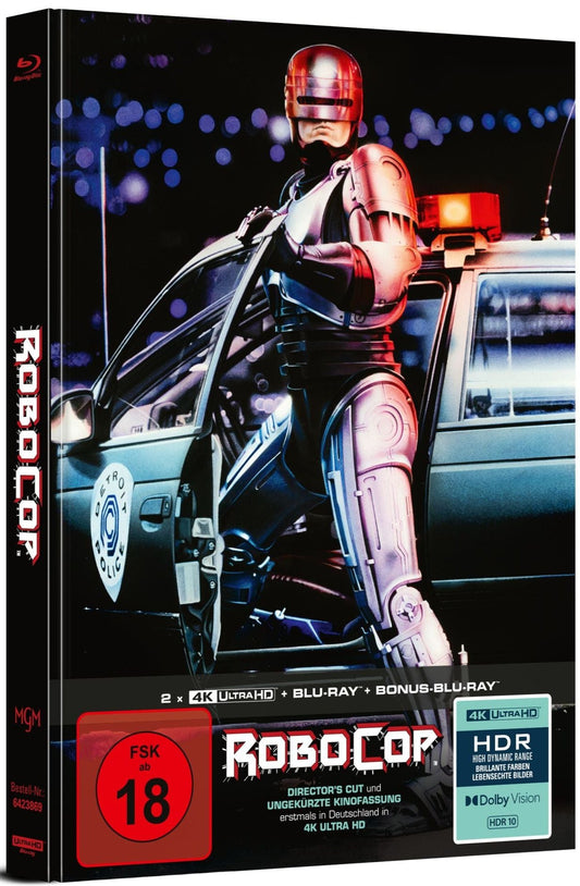 Robocop (1987) LE 4-Disc Mediabook - 4K UHD / Blu-ray Region B