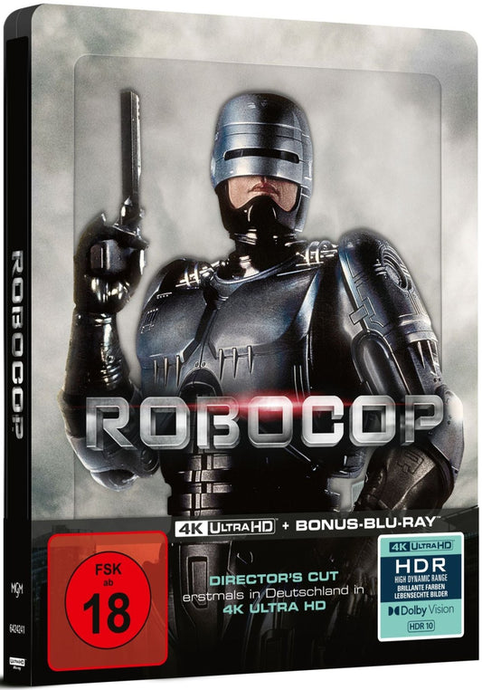 PRE-ORDER RoboCop (1987) Limited Steelbook German Import - 4K UHD