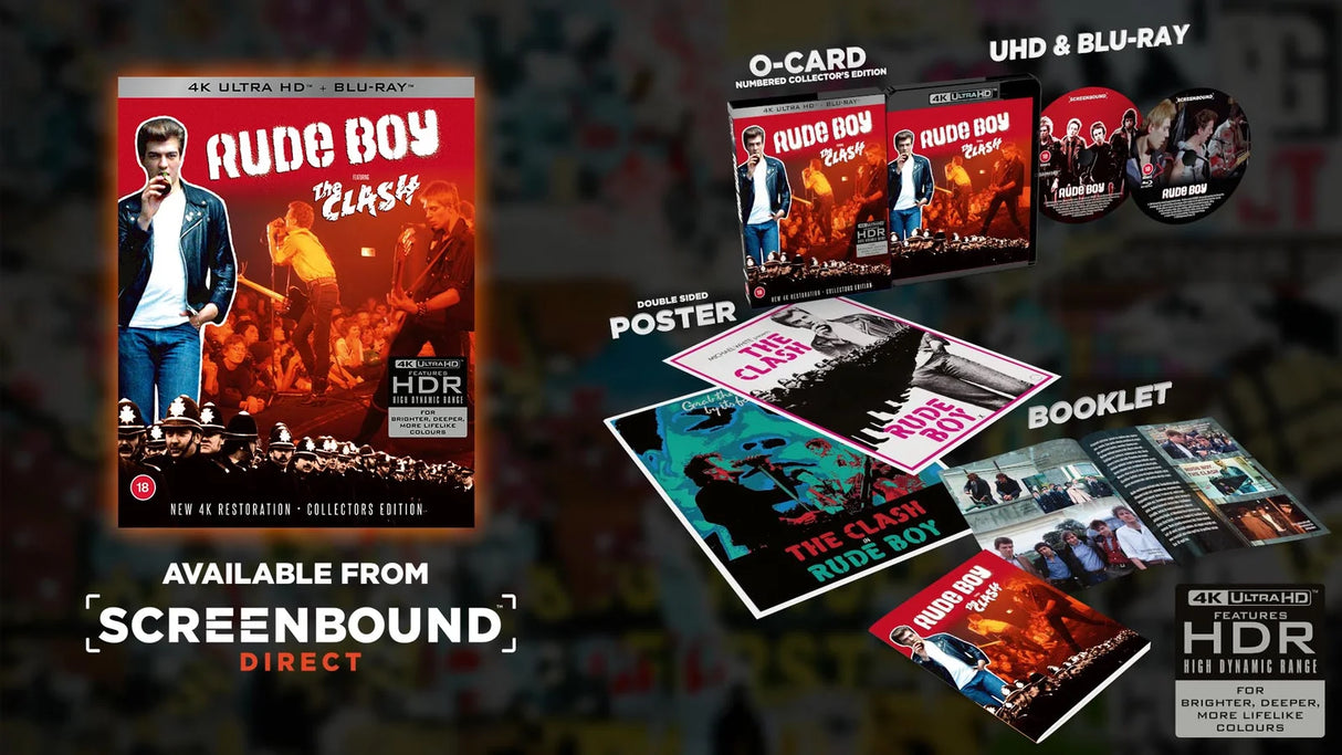 PRE-ORDER Rude Boy (1980) Limited Edition Screenbound - 4K UHD / Blu-ray Region B
