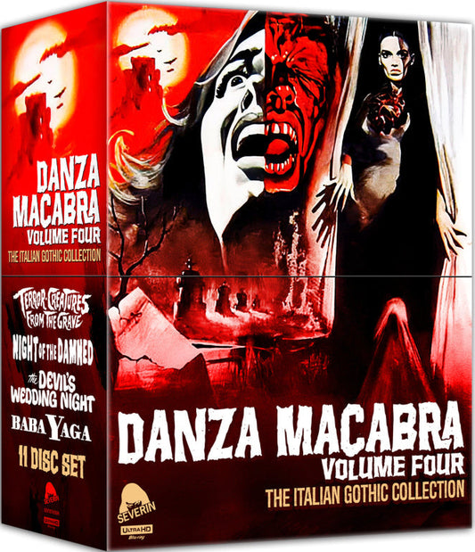 Danza Macabra Volume Four: The Italian Gothic Collection (4 Films) Limited Box Set Severin - 4K UHD / Blu-ray Region Free