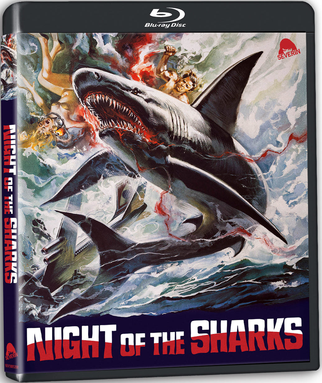 Night of the Sharks (1988) Severin - Blu-ray Region Free / CD