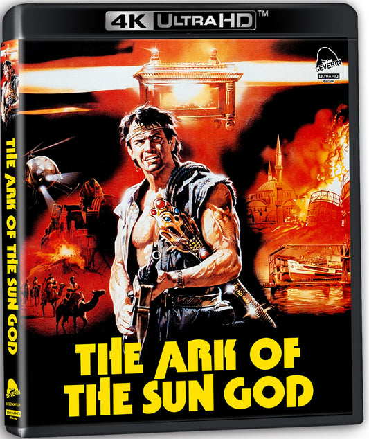 PRE-ORDER The Ark of the Sun God (1984) 3-Disc Severin - 4K UHD / Blu-ray / CD