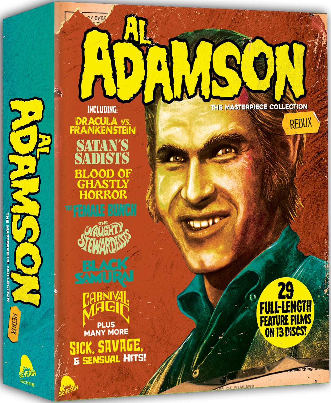PRE-ORDER Al Adamson: The Masterpiece Collection Redux - Box Set Severin - Blu-ray