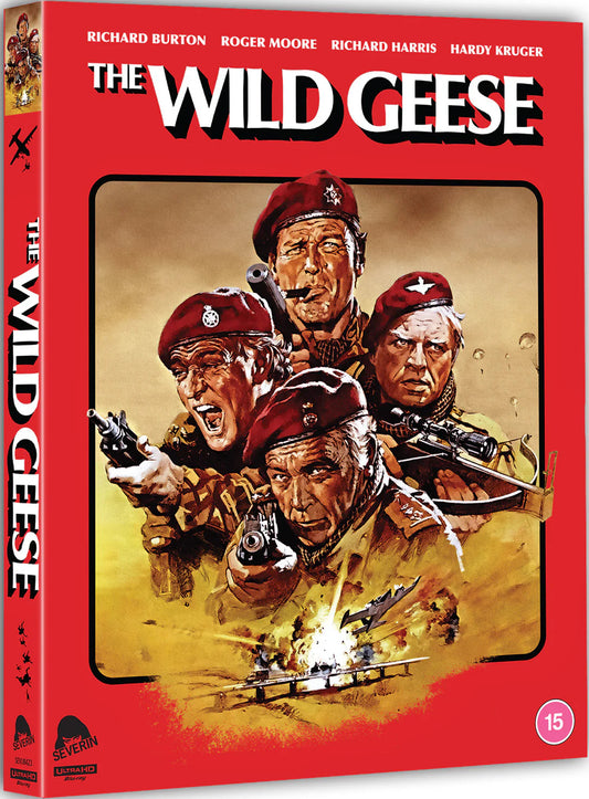 PRE-ORDER The Wild Geese (1978) Severin UK Standard Edtion - 4K UHD / Blu-ray Region Free