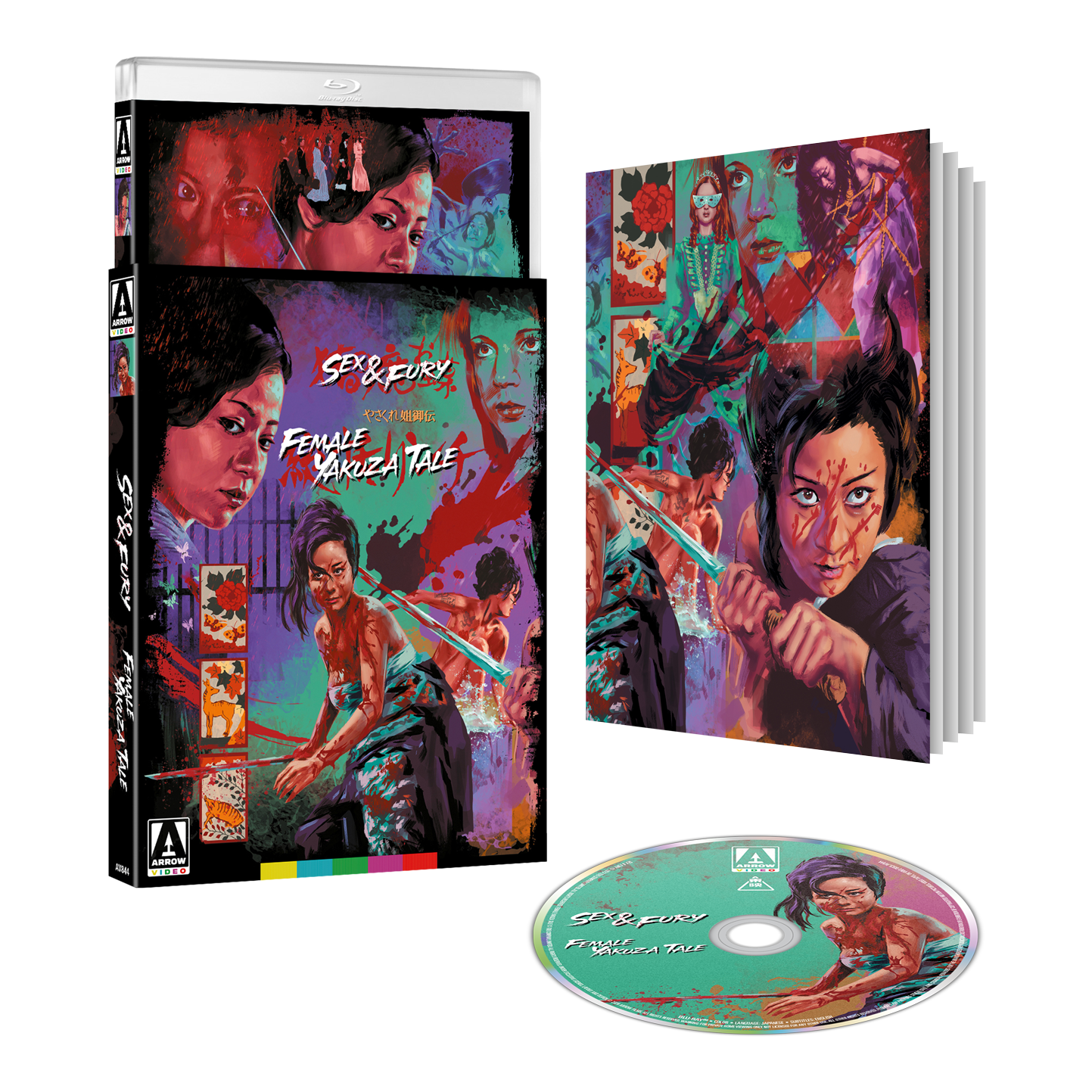 PRE-ORDER Sex and Fury / Female Yakuza Tale - LE Slipcover Arrow UK - Blu-ray Region B