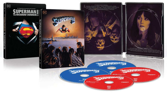 Superman II (1980) UK Limited Edition Steelbook - 4K UHD / Blu-ray Region Free
