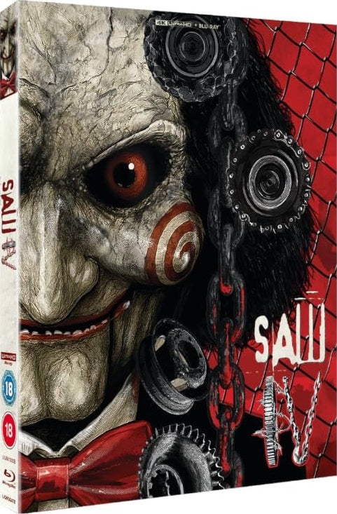 PRE-ORDER Saw IV (2007) UK Limited Edition Steelbook - 4K UHD / Blu-ray Region B