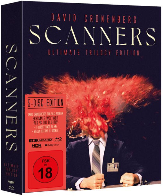 PRE-ORDER Scanners (Trilogy) 5-Disc Ultimate Edition - 4K UHD / Blu-ray Region B