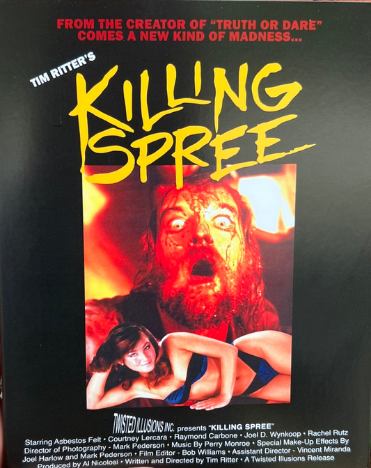 Killing Spree (1987) LE Slipcover Terror Vision - Blu-ray Region A *NOTE*