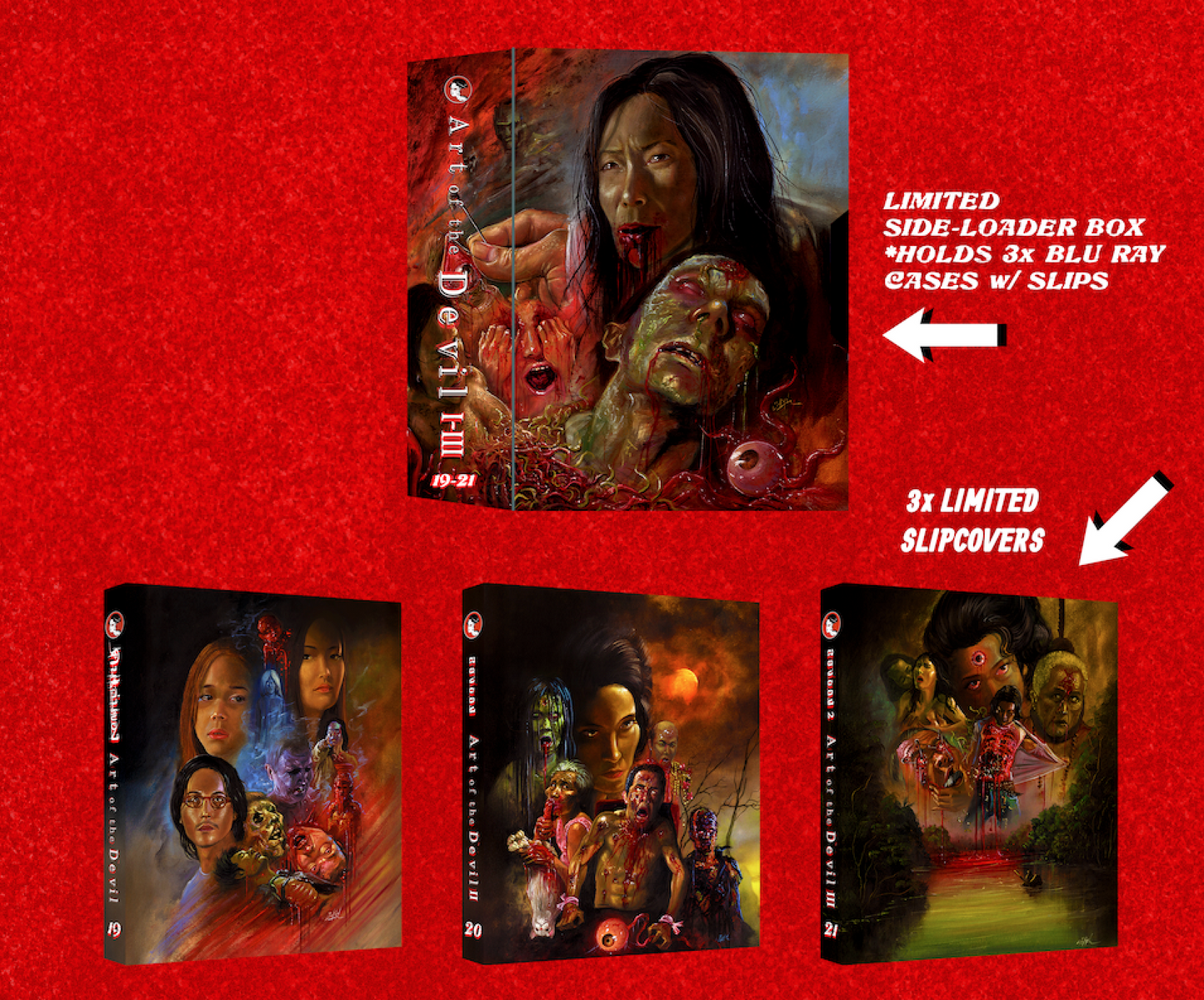 Art Of The Devil I-III - Limited Edition Box Set Error 4444 - Blu-ray Region Free