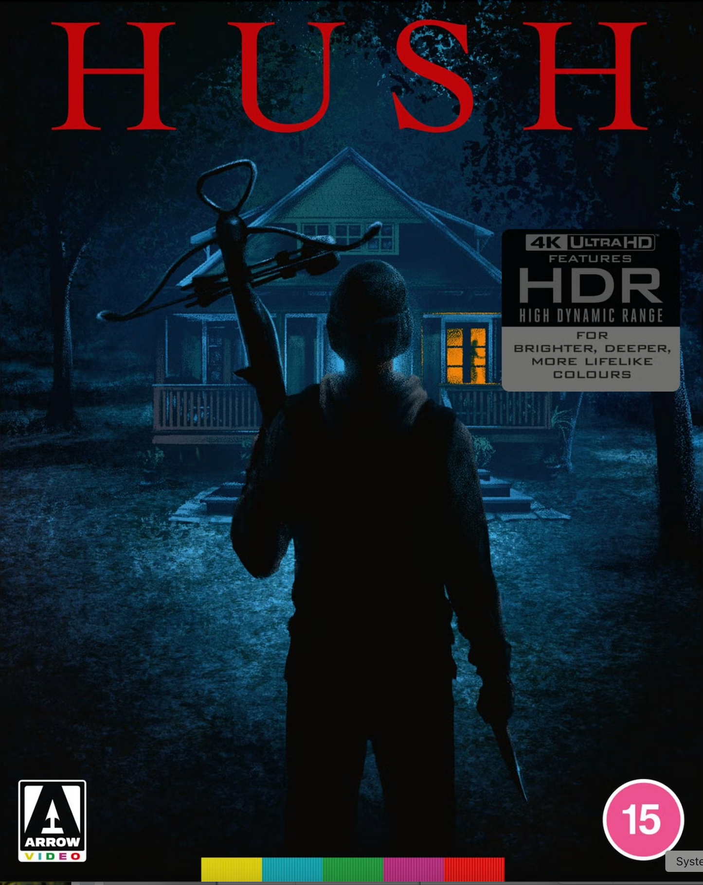 PRE-ORDER Hush (2016) LE Slipcover Arrow UK - 4K UHD