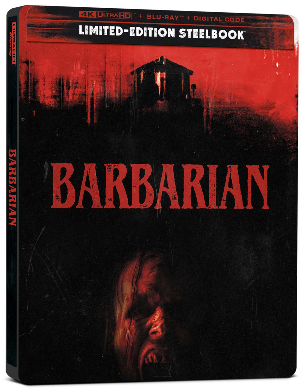 PRE-ORDER Barbarian (2022) US Limited Edition Steelbook - 4K UHD / Blu-ray / Digital Code *ONE PER PERSON*