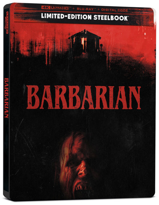 PRE-ORDER Barbarian (2022) US Limited Edition Steelbook - 4K UHD / Blu-ray / Digital Code *ONE PER PERSON*