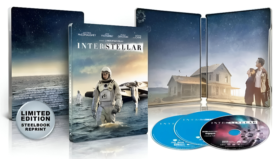 Interstellar (2014) UK Limited Edition Steelbook - 4K UHD / Blu-ray Region Free