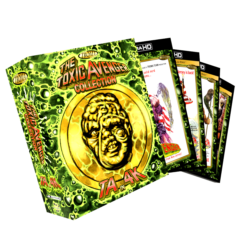 The Toxic Avenger Collection (8-Disc Tox Set) Troma - 4K Ultra HD + Special Edition Blu-ray
