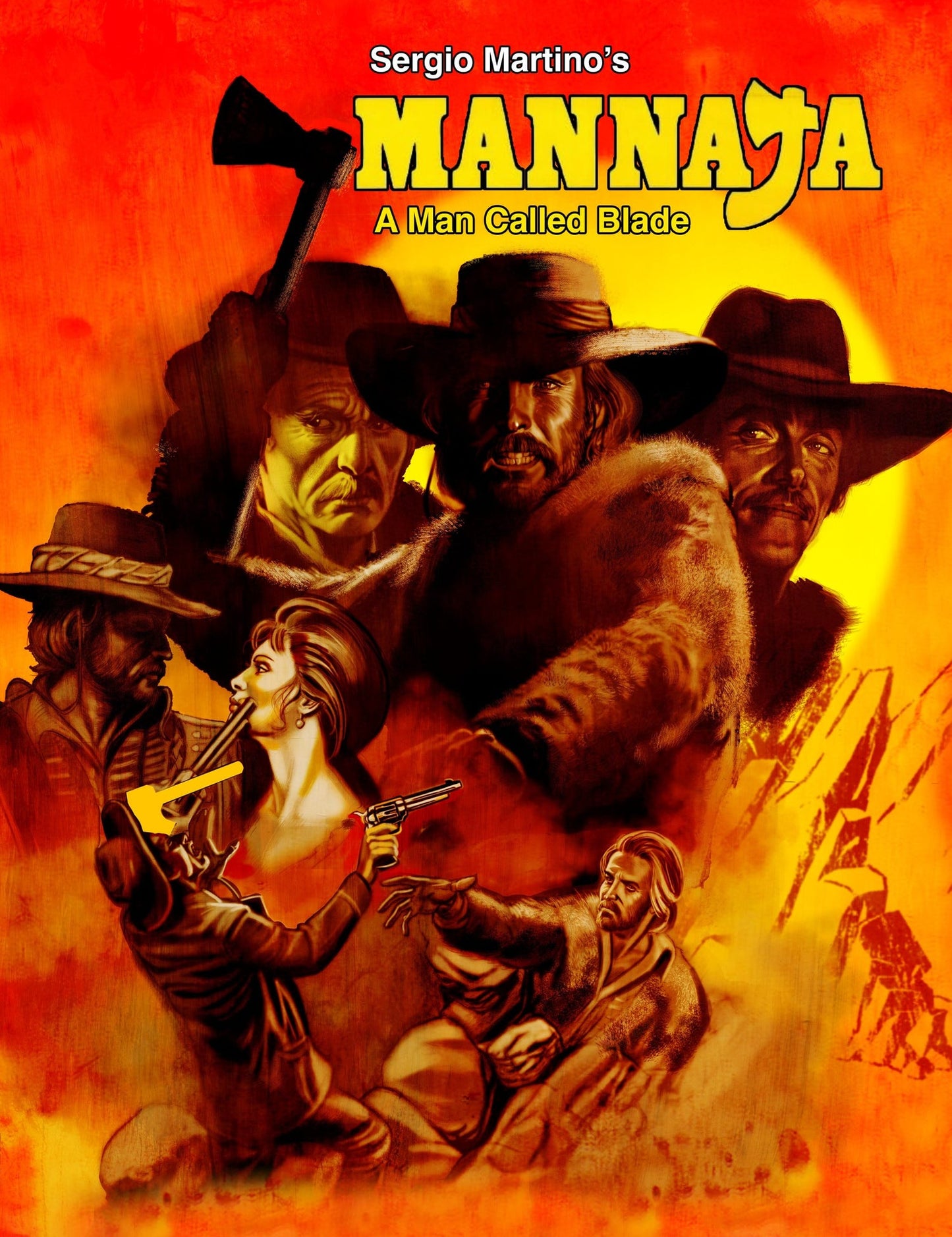 PRE-ORDER Mannaja: A Man Called Blade (1977) Limited Edition Treasured Films - Blu-ray Region Free