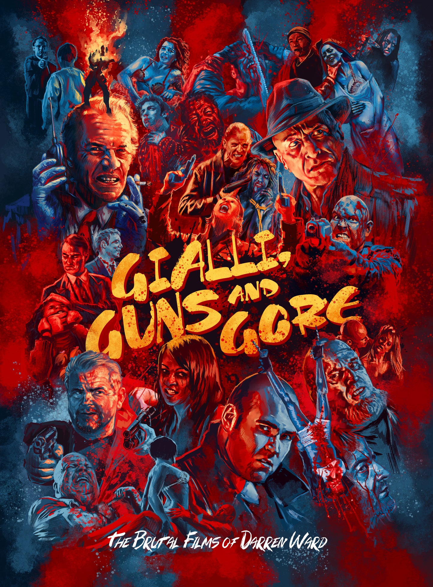 *UPDATE* PRE-ORDER Gialli, Guns & Gore! The Films of Darren Ward (3 Films) 3-Disc Collector's Set - Blu-ray