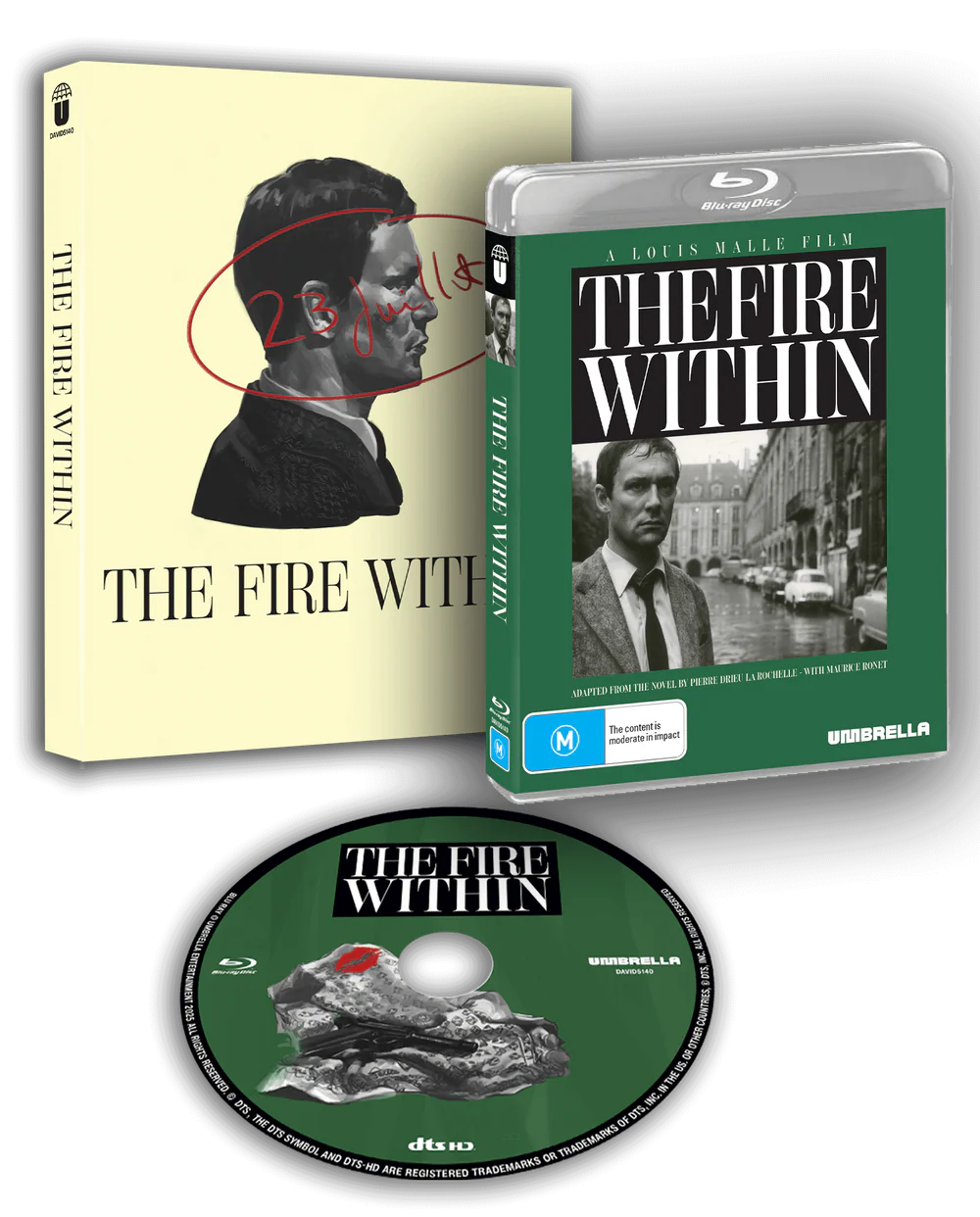 The Fire Within (1963) LE Slipcover Umbrella - Blu-ray Region Free