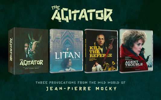 PRE-ORDER The Agitator - Three Provocations From The Wild World Of Jean-Pierre Mocky - Radiance UK - Blu-ray Region Free