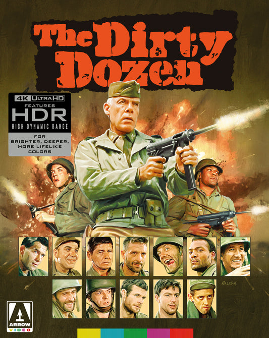 PRE-ORDER The Dirty Dozen (1967) LE Slipcover Arrow US - 4K UHD