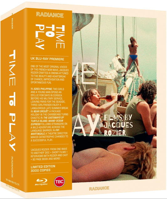PRE-ORDER Time To Play - Films By Jacques Rozier - Limited Edition Radiance UK - Blu-ray Region B