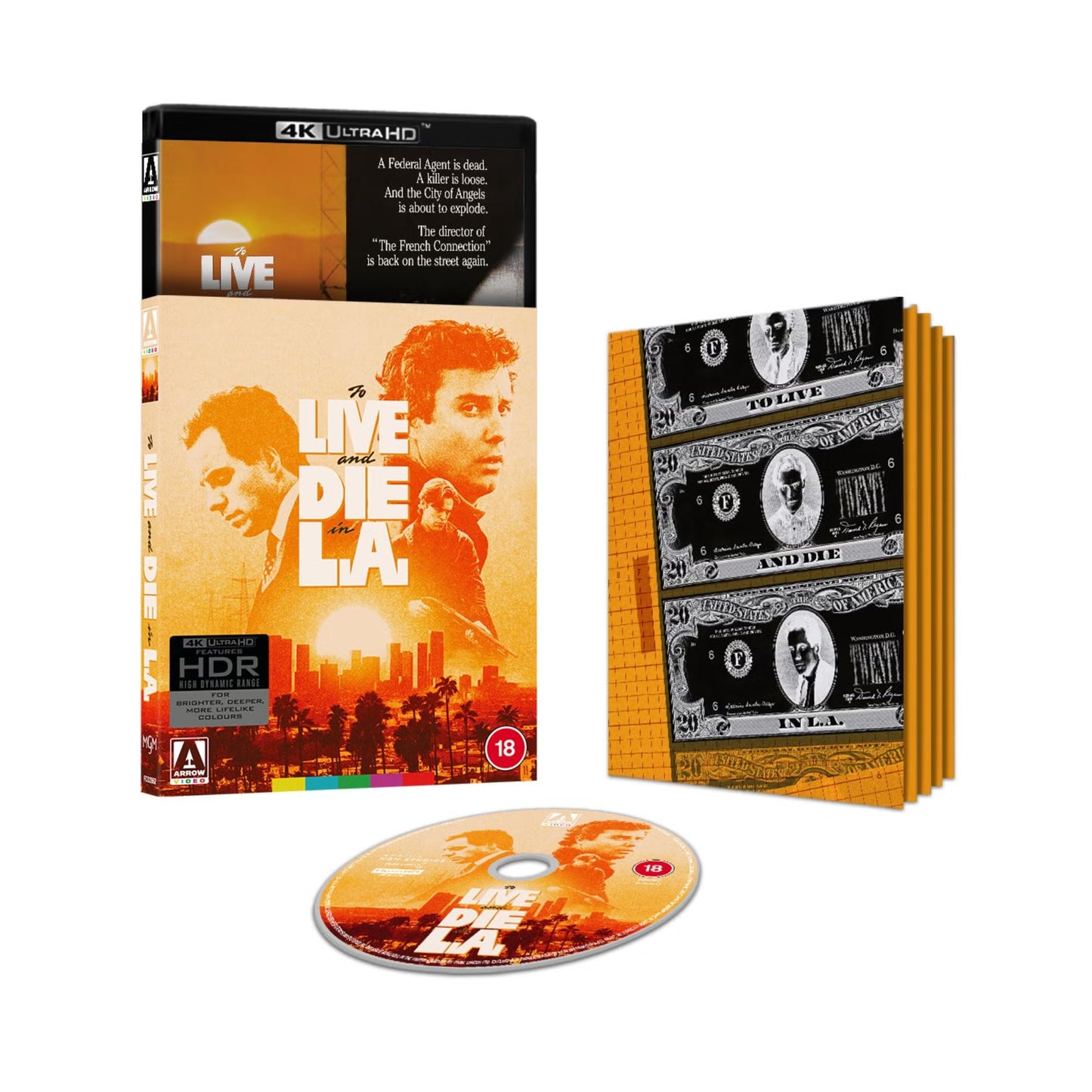 PRE-ORDER To Live and Die in LA (1985) LE Slipcover Arrow UK - 4K UHD