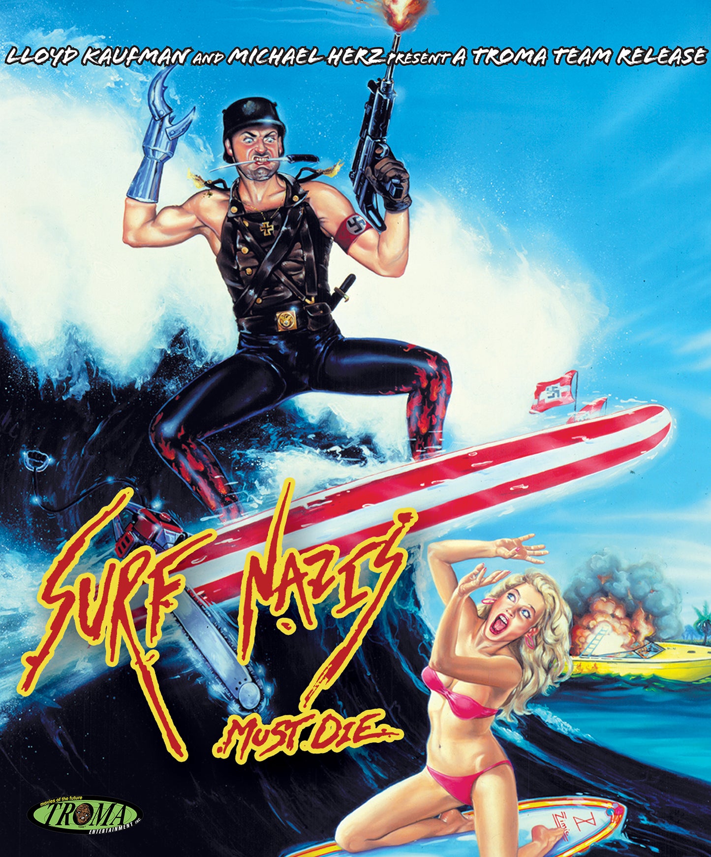 PRE-ORDER Surf Nazis Must Die (1987) Troma - 4K UHD