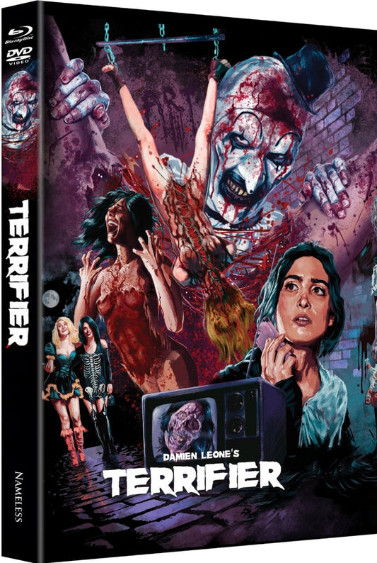 PRE-ORDER Terrifier (1-3) LE 1000 3 Mediabook ILAN SHEADY Bundle - 4K UHD / Blu-ray Region B