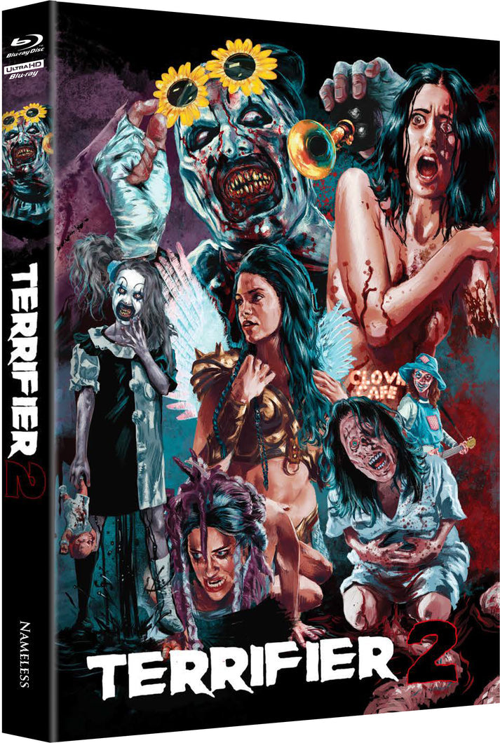 PRE-ORDER Terrifier (1-3) LE 1000 3 Mediabook ILAN SHEADY Bundle - 4K UHD / Blu-ray Region B