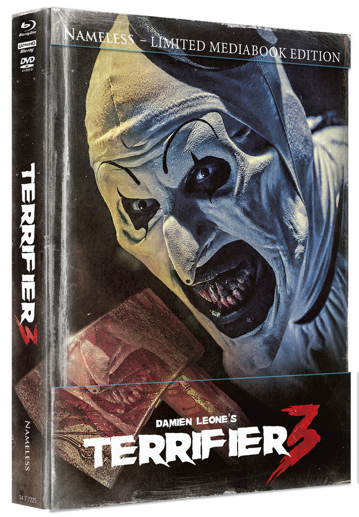 PRE-ORDER Terrifier 3 (2024) LE 1000 Padded Mediabook G - 4K UHD / Blu-ray Region B