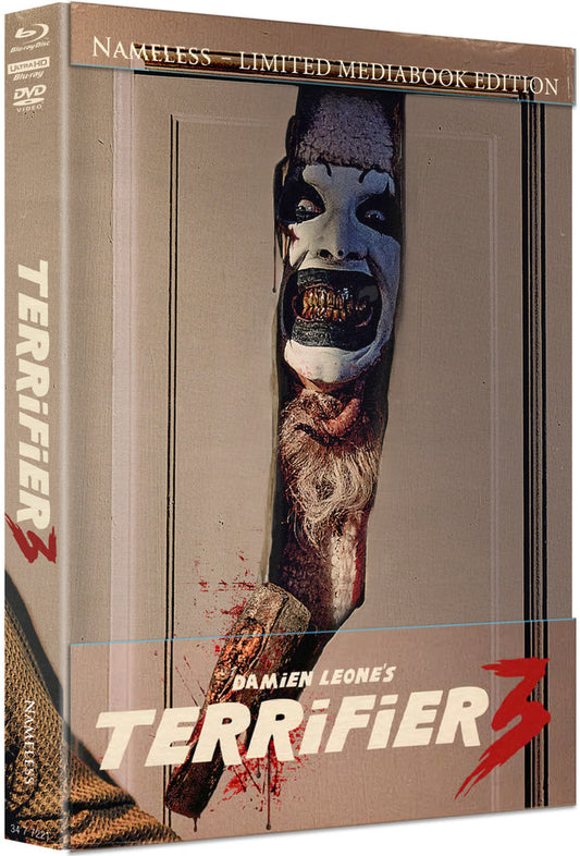 PRE-ORDER Terrifier 3 (2024) LE 1000 Mediabook I - 4K UHD / Blu-ray Region B