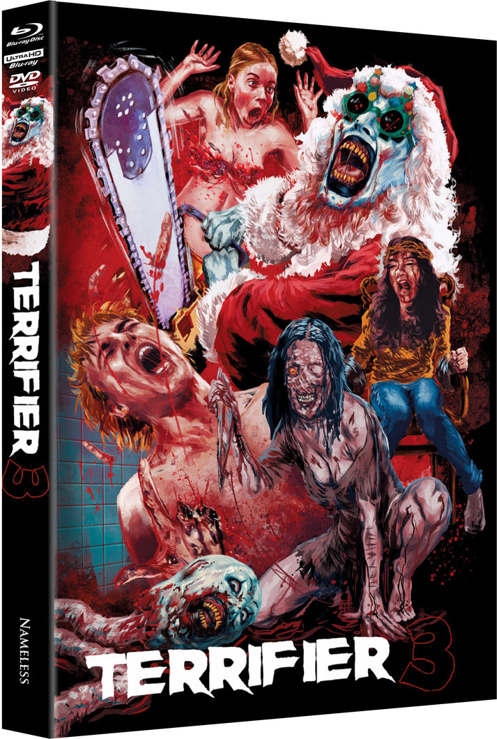 PRE-ORDER Terrifier (1-3) LE 1000 3 Mediabook ILAN SHEADY Bundle - 4K UHD / Blu-ray Region B