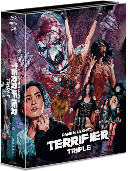 PRE-ORDER Terrifier (1-3) LE 1000 7-Disc Big Book Digipak ILAN SHEADY - 4K UHD / Blu-ray Region B