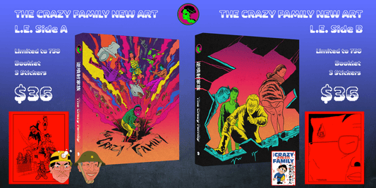 The Crazy Family (1984) New Art Limited Edition w/ Slipcover Error 4444 - Blu-ray Region Free