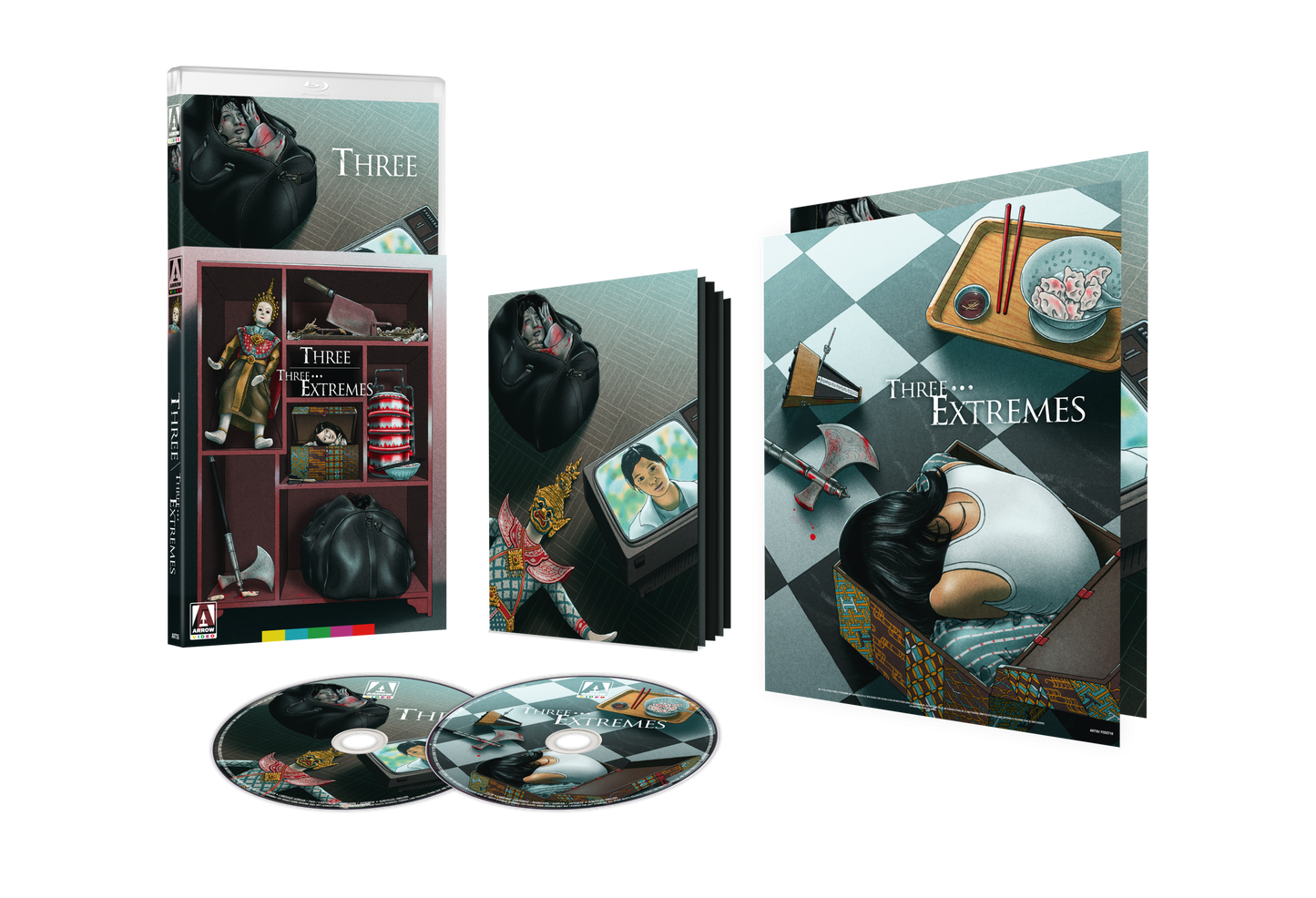 Three / Three... Extremes (Double Feature) LE Slipcover Arrow US - Blu-ray Region A